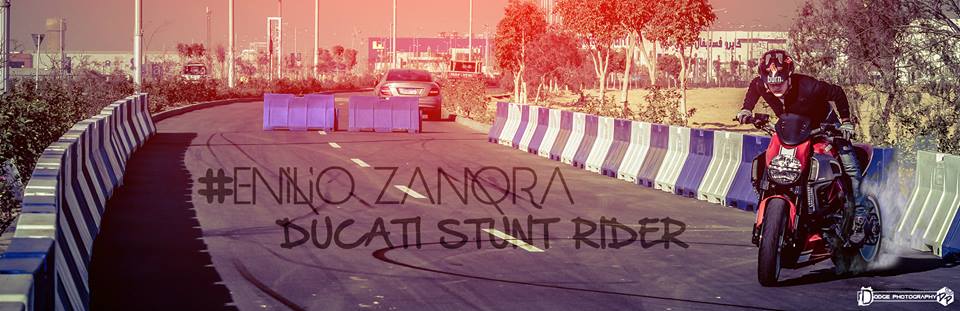 BIKER ZONE EZPO EL CAIRO_EGYPT_EGIPTO_EMILIO_ZAMORA_DUCATI_STUNT_TEAM_BURN_OUT_NAME