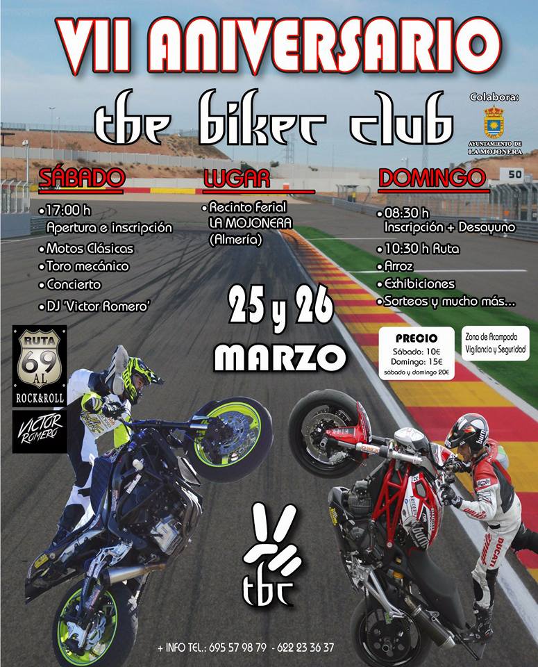 VII aniversario the biker club_emilio_Zamora_ducati_stunt_team_2017_motor_show