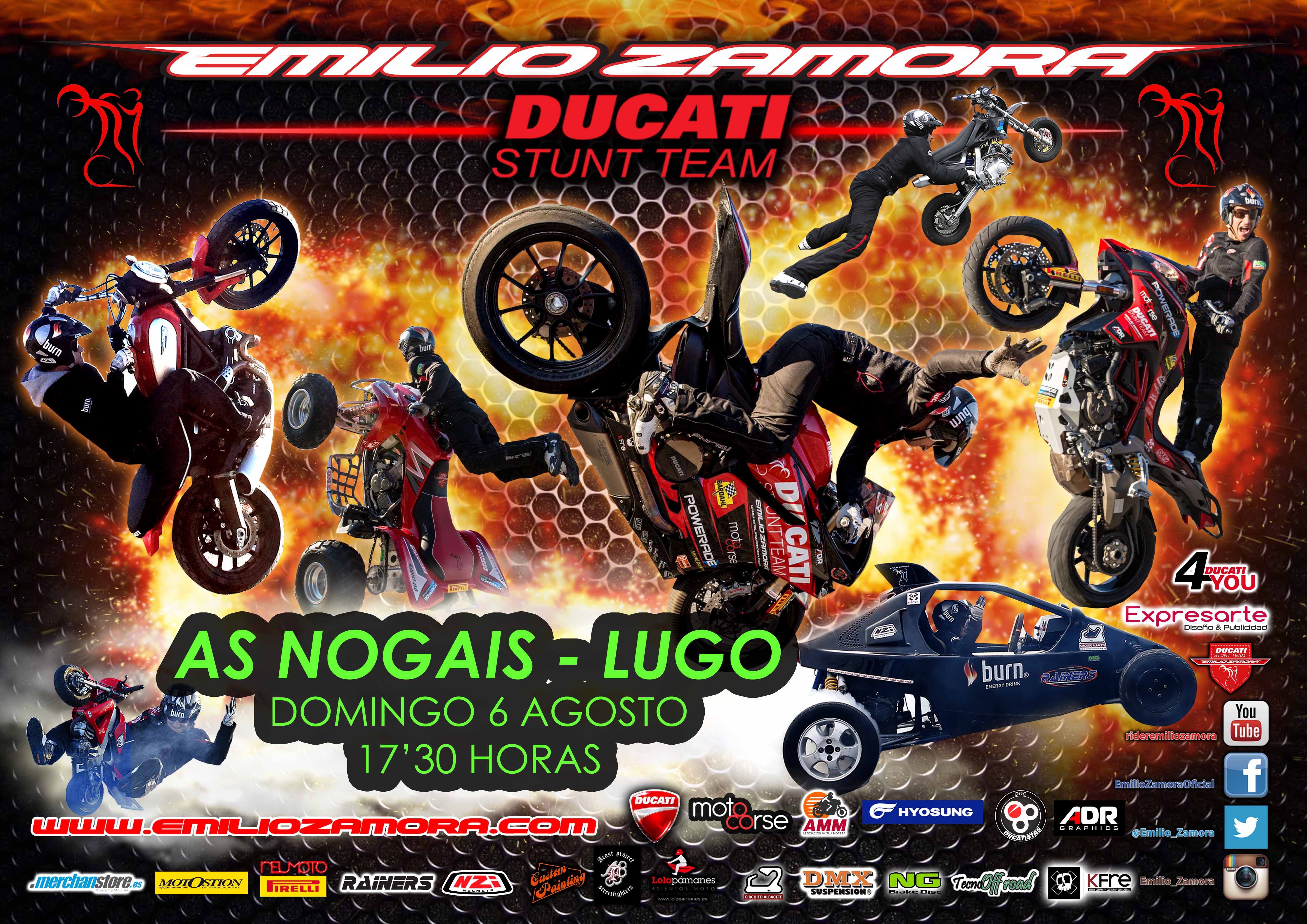 POSTER STUNT SHOW AS NOGAIS_LUGO_2017