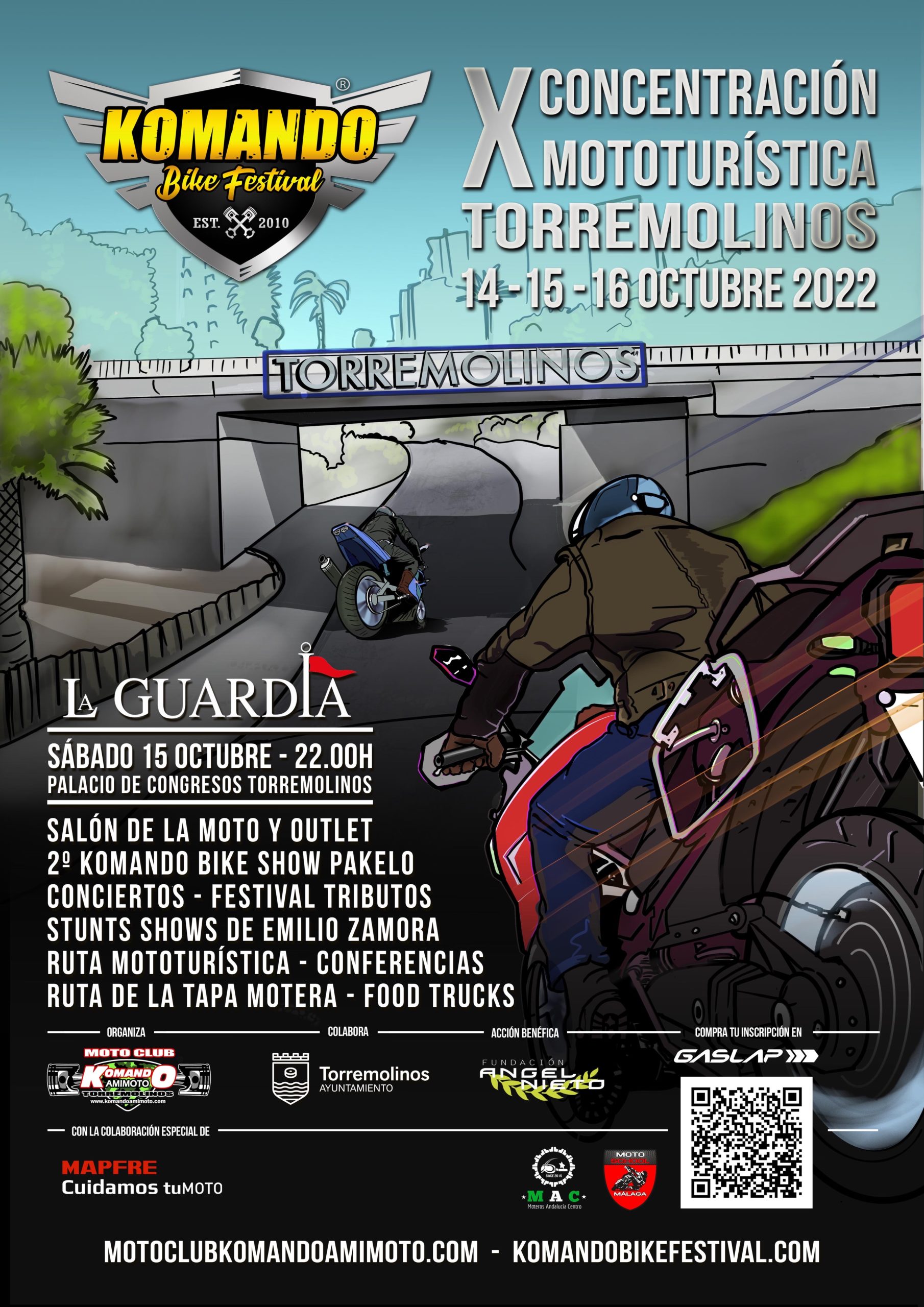 15 octubre... KOMANDO BIKE FEST - Torremolinos!! 